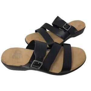 Croft & Barrow Women's Laylah Comfort Slip On Dress Sandals Size 9.5 Cushioned